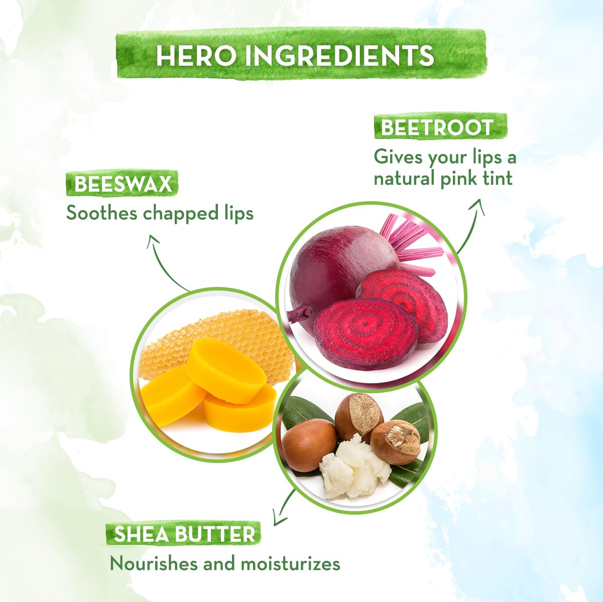 Mamaearth Beetroot Tinted 100% Natural Lip Balm with Beetroot & Beeswax - 2 g | | 12 Hr Moisturization | For Dry & Chapped Lips | Natural Pink Tint