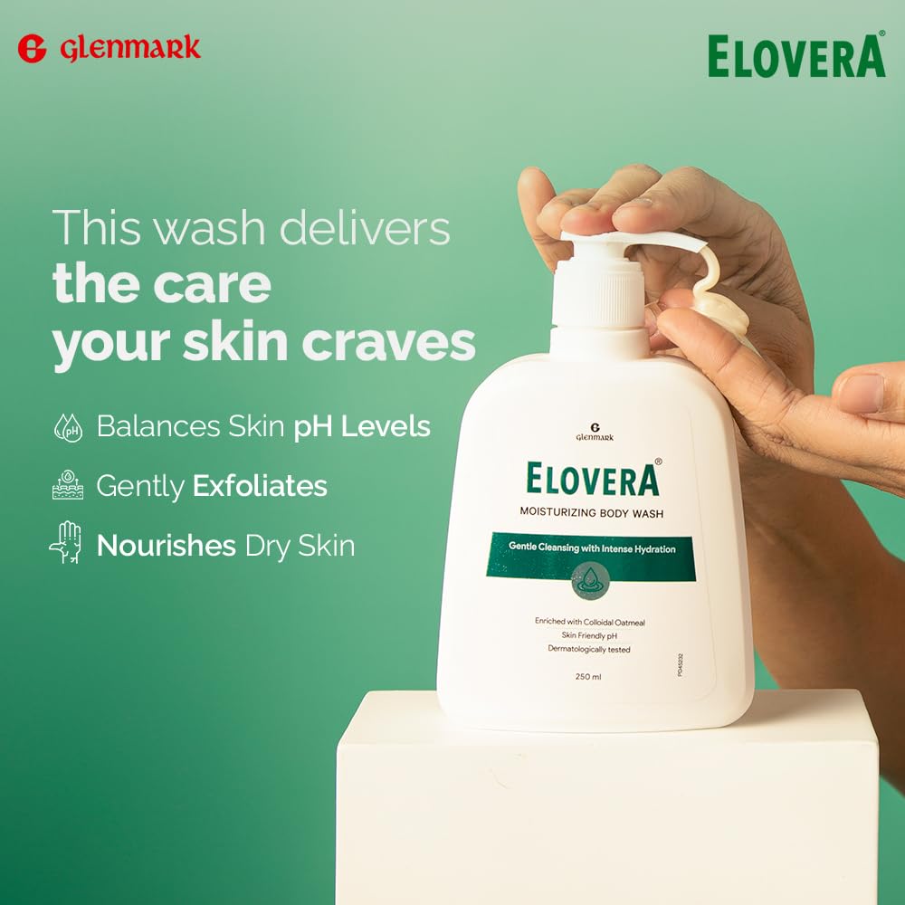 Elovera Moisurizing Body Wash, 250 ml