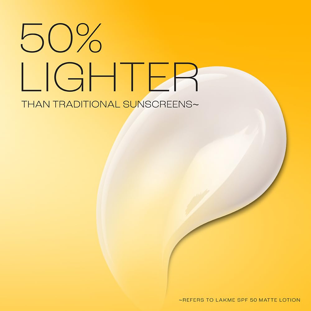 Lakmē Sun Expert SPF 50 PA+++ Gel Sunscreen, Niacinamide, For Oily & Combination Skin, 100 gm