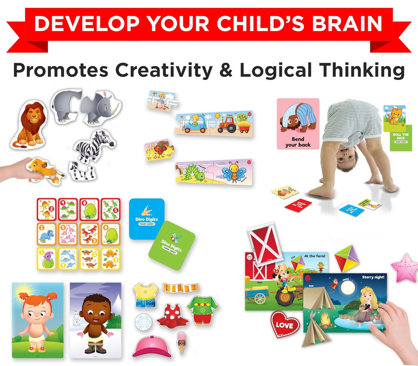 Einstein Box for 2-Year-Old Boys and Girls | Toys & Gift Ideas for Kids Aged 2 Years | Birthday Gift Idea | Set of 6 Learning Kits