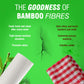 Beco Reusable Kitchen Towel Roll, Eco Bamboo Wipes for Home Cleaning, 40 Sheets