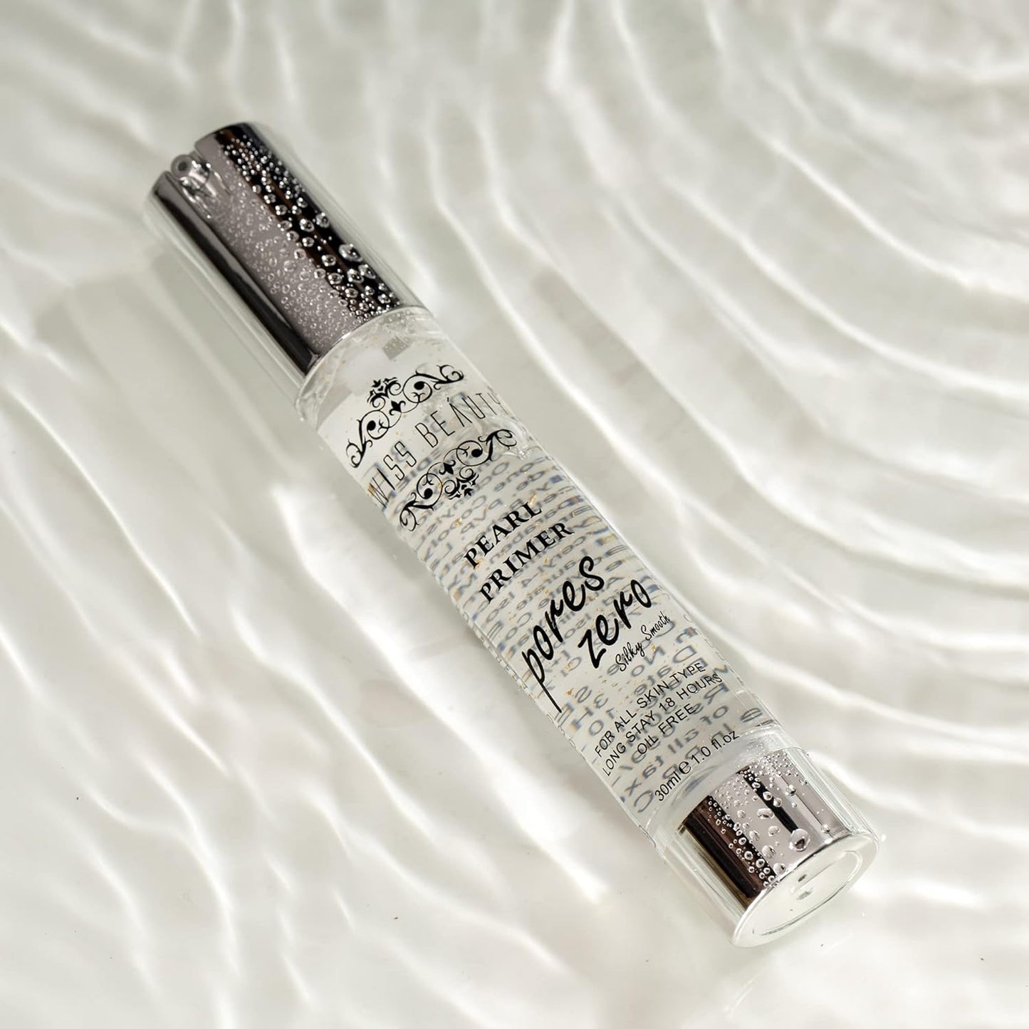 Swiss Beauty Pearl Primer, Prime Light, Face Makeup, Pearl-Pores, 30ml - Long Stay, Oil Free, All Skin Type, Primer for Face Makeup