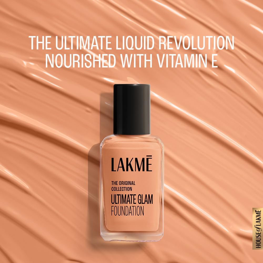 Lakme Perfecting Liquid Foundation, Pearl, Dewy Finish Glow, 27 ml