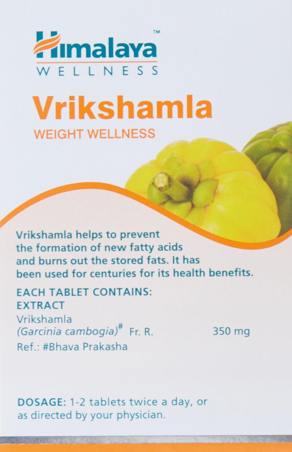 Himalaya Wellness Pure Herbs Vrikshamla Weight Wellness | Manages weight |-Pack of 60 Tablets