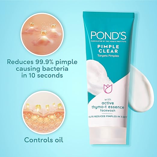 POND'S Pimple Clear Face Wash, 100g