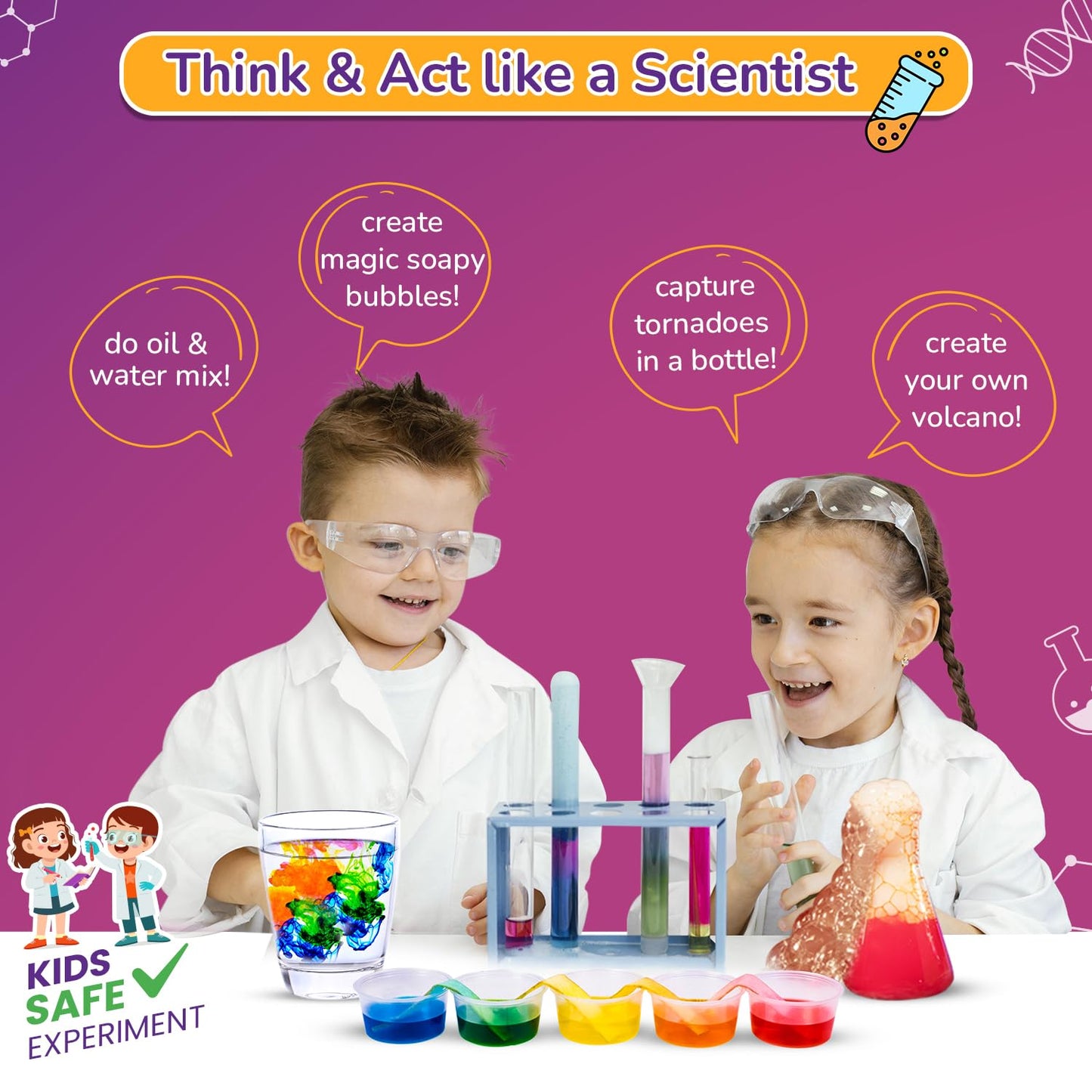 Smartivity Mega Science Kit 150+ Science Experiment Kit for Kids 6 to 14 Years Old