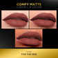 FACES CANADA Comfy Matte Liquid Lipstick - For The Win 08, 3.8 ml | Comfortable 10HR Longstay | Intense Matte Color