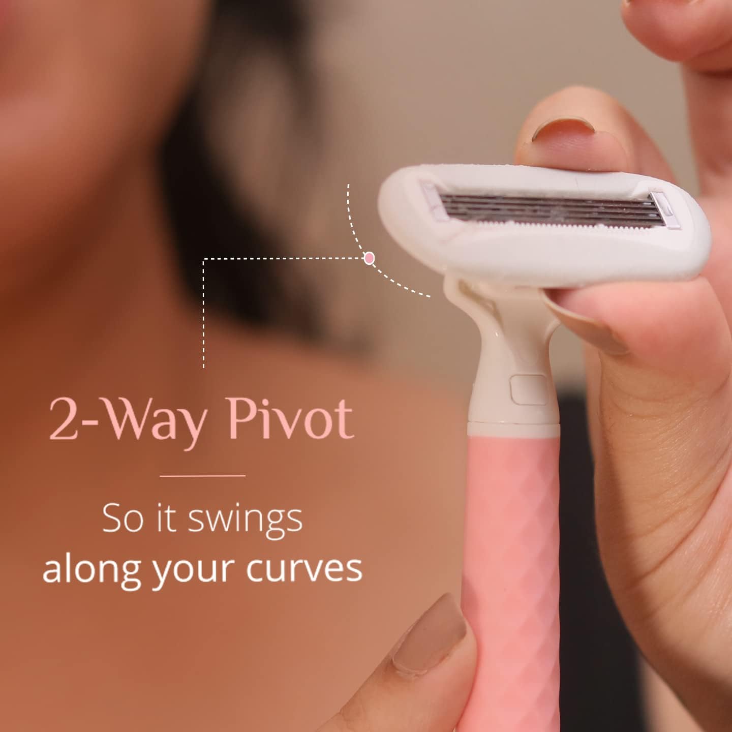 Carmesi Body Razor Swing Refill Pack for Women, 5-Blade Precision, (2)