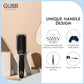 GUBB Styling Brush For Men & Women - Great for up-dos | Makes hair smooth and manageable | Soft Nylon Bristles |Durable and Sturdy - Flat Hair Brush With Pin For Hair Styling - Elite Range