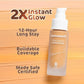 Mamaearth Glow Serum Foundation Lotion with Vitamin C & Turmeric for 12-Hour Long Stay- 03 Nude Glow - 30 ml Dewy Finish