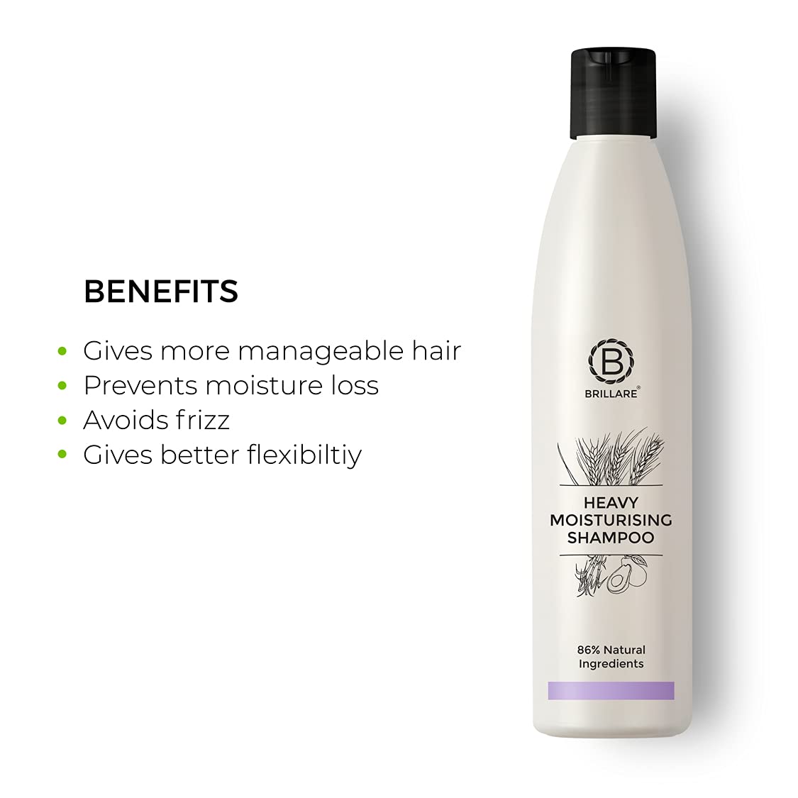 Brillare Professional Heavy Moisturizing Shampoo 300 ml