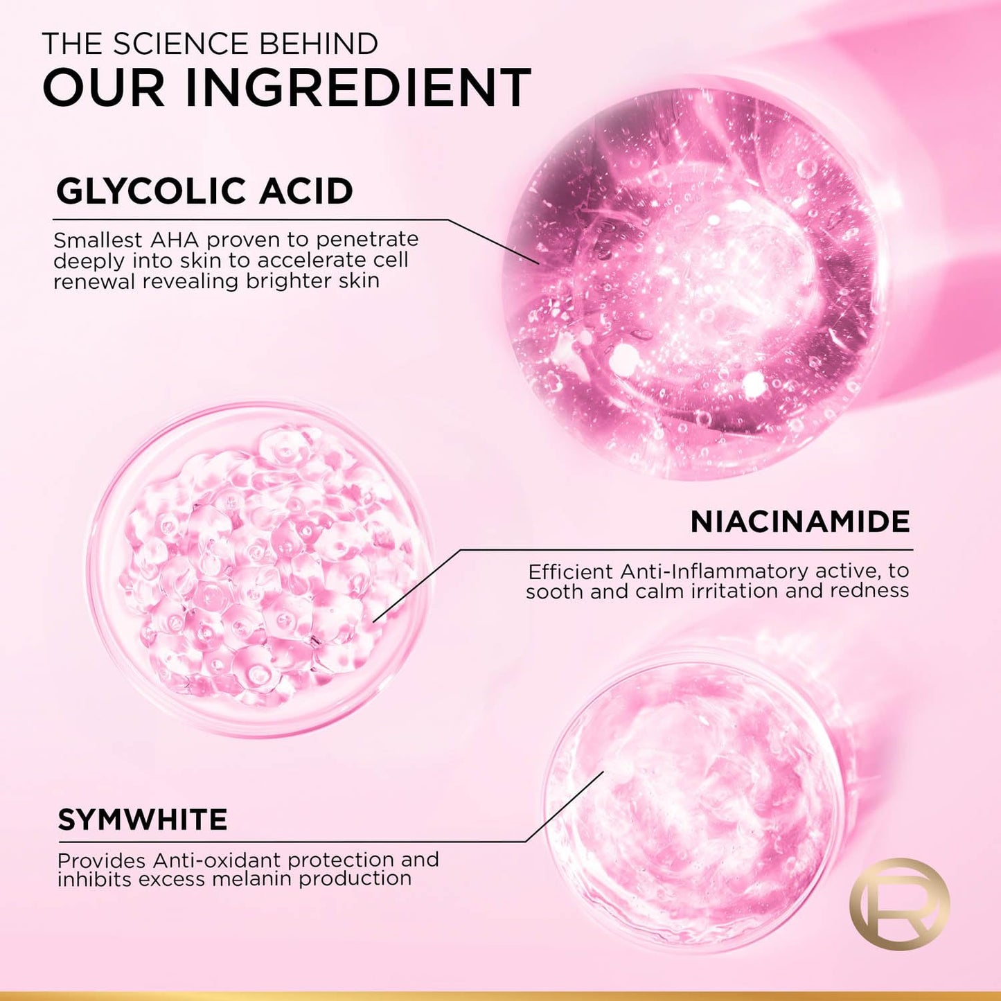 L'Oreal Paris Glycolic Bright Glowing Day Cream, Overnight Brightening Cream, Glycolic Acid in Gel-Like Cream Texture, 50ml