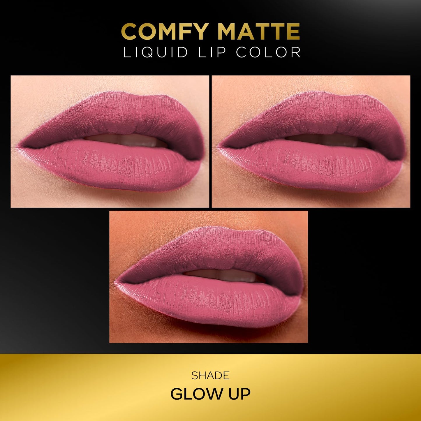 FACESCANADA Comfy Matte Liquid Lipstick - Glow Up 28, 3.8 ml, Intense Matte Color