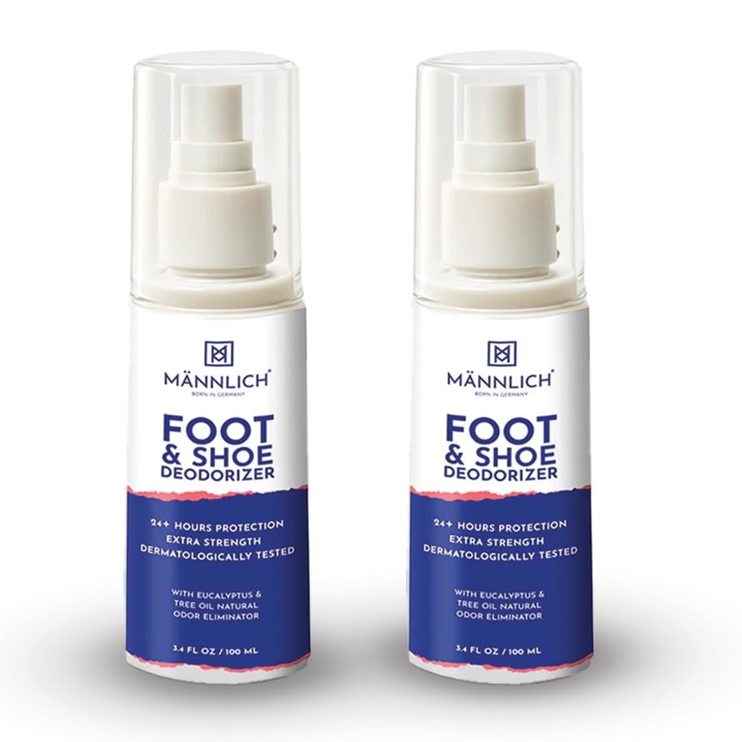 Mannlich Shoe & Foot Deodorizer Spray, 100 ml