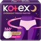 Kotex Overnight Period Panties (Medium/Large size, pack of 4 panties) for heavy flow period protection | with 360 degree anti-leakage  design & airy-soft fabric