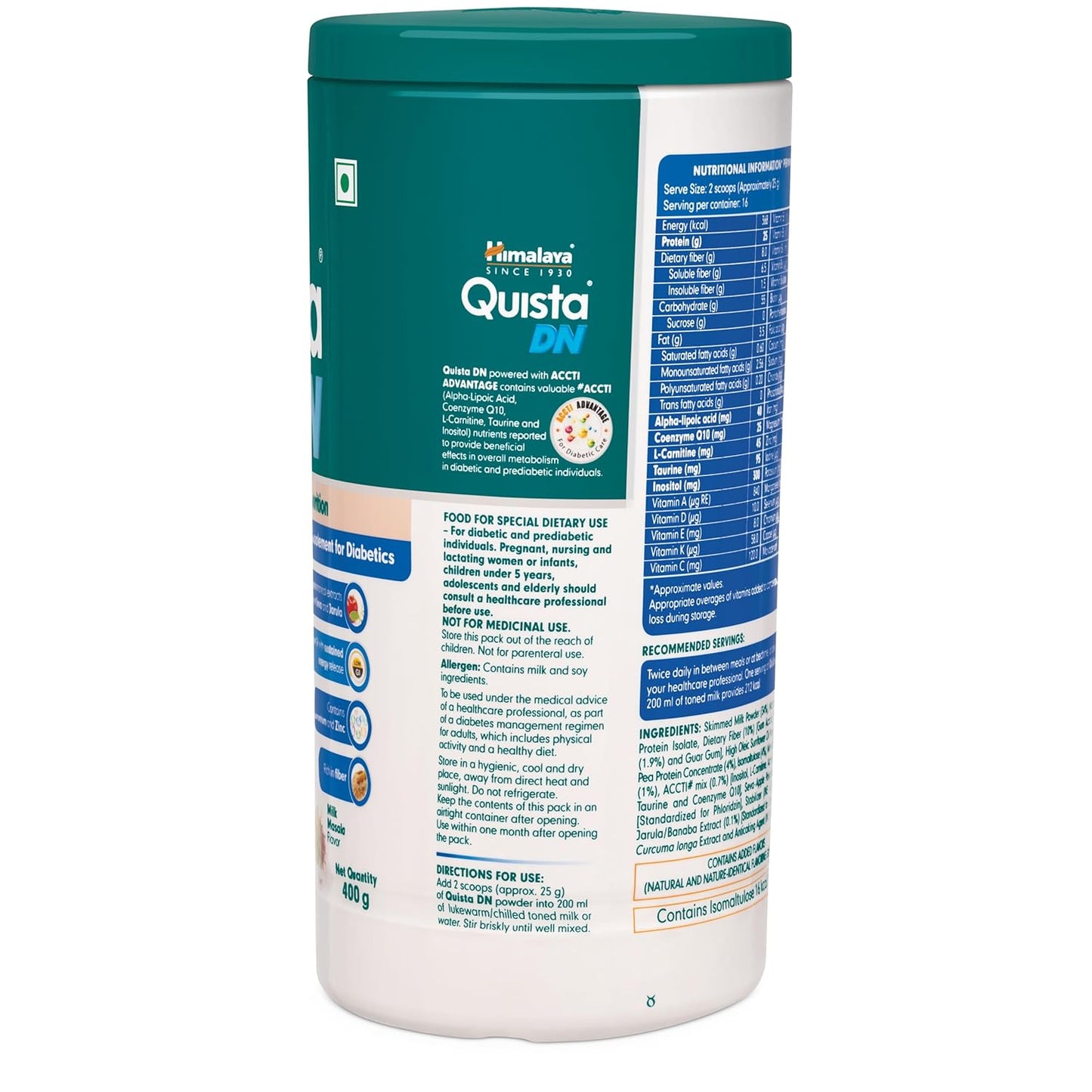 Himalaya QUISTA DN 400G MILK MASALA FLAVOUR