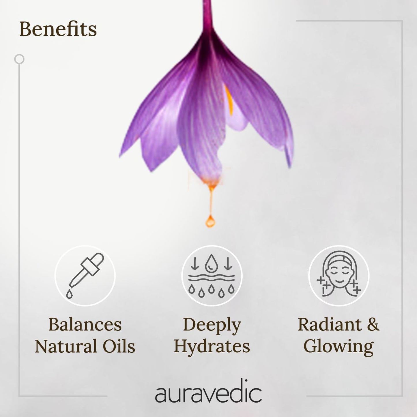 Auravedic Kumkumadi Oil For Face 100 Ml, Pack of 3, Kumkumadi Tailam Face Oil For Glowing Skin, Dark Spot Corrector Face Serum