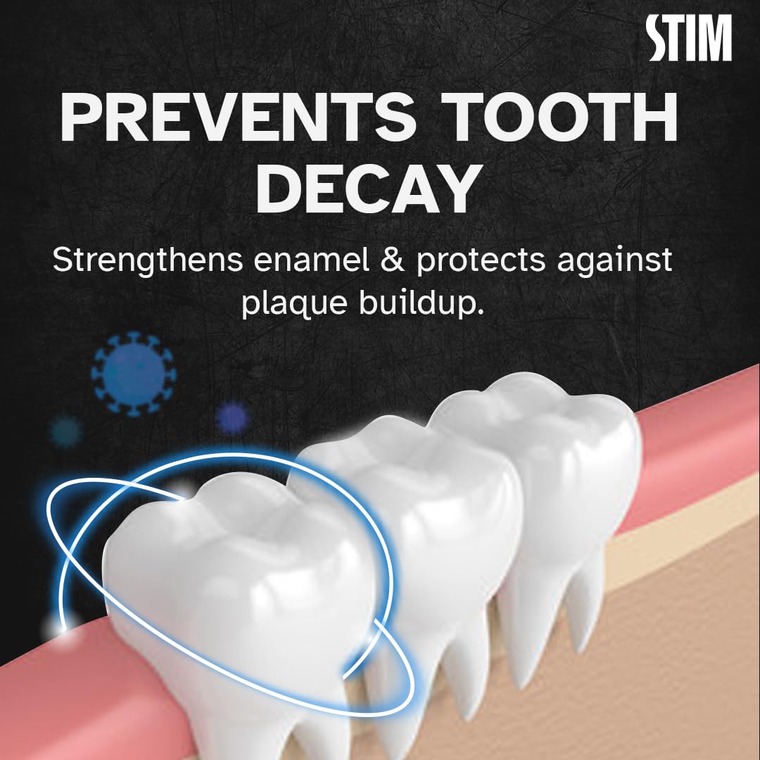 STIM Charcoal Toothpaste For Natural Whitening (80g) Pack of 3