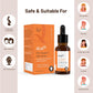 SkinQ 15% Vit C Face Serum for Glowing & Brightening Skin, Helps reduce Pigmentation, Patches, Dark Spots & Tan, 20 ml