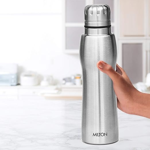 Milton Elate 750 Stainless Steel Water Bottle, 635 ml, Silver