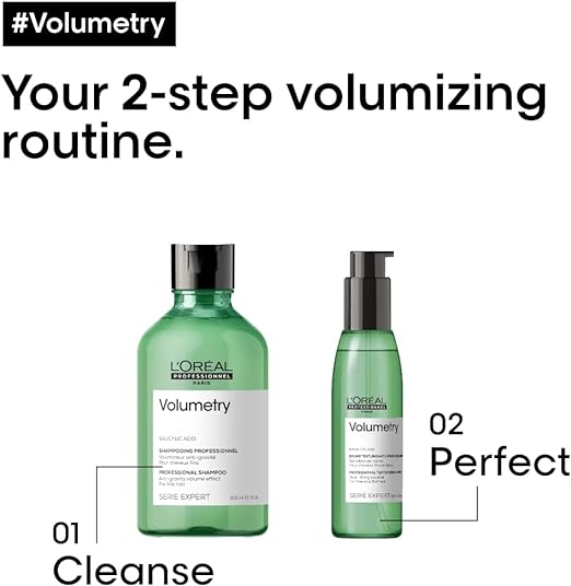 L’Oréal Professionnel | Volumetry Volumizing Shampoo | Removes Build Up & and Cleanses Scalp | With Salicylic Acid |300ml