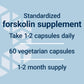 Life Extension Forskolin Capsules, 10 mg, 60-Count