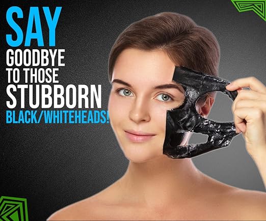 UrbanGabru Charcoal Peel Off Mask for Men & Women | Removes Blackheads and Whiteheads | Active Cooling Effect | Deep Skin Purifying Cleansing (60 gm)