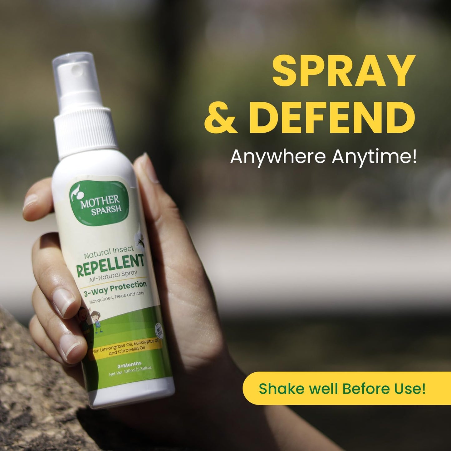 Mother Sparsh Insect Repellent for Baby, 100ml