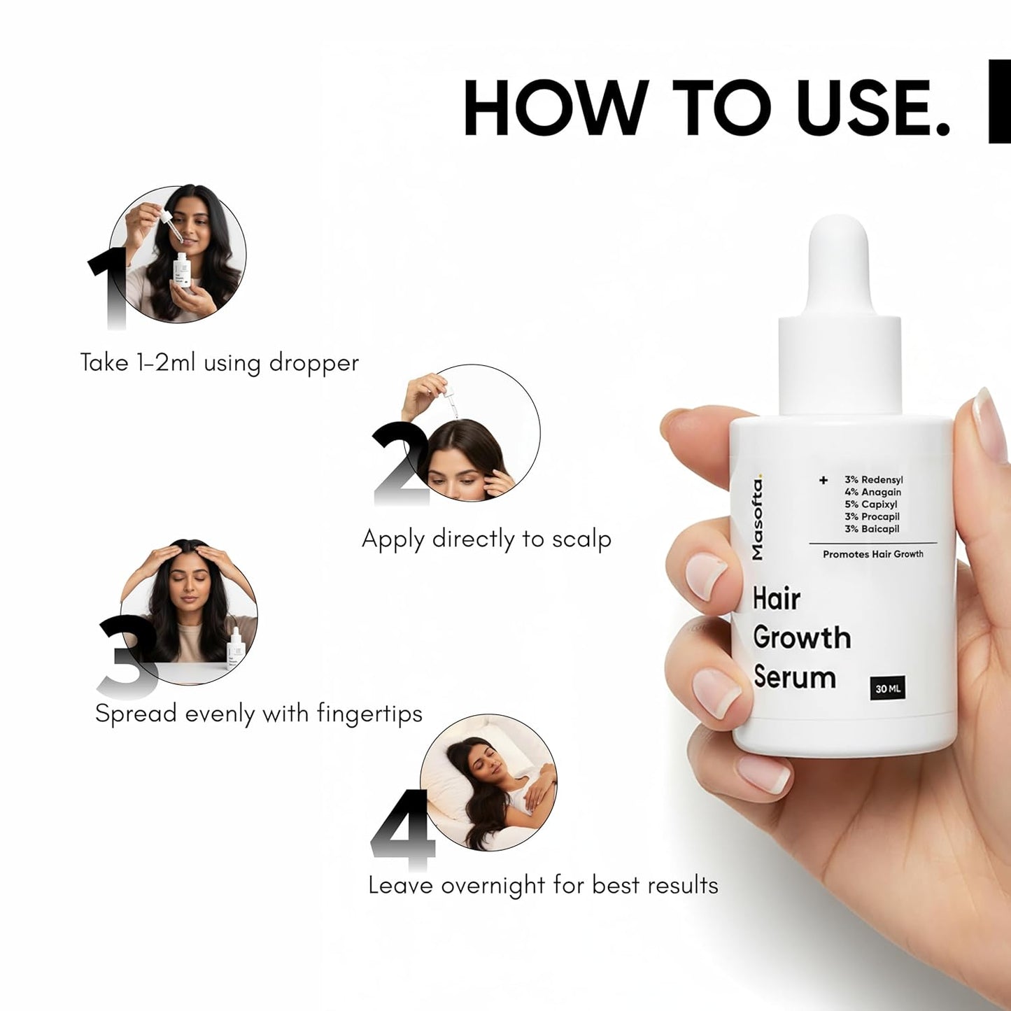 Masofta Hair Growth Serum, 50 ml