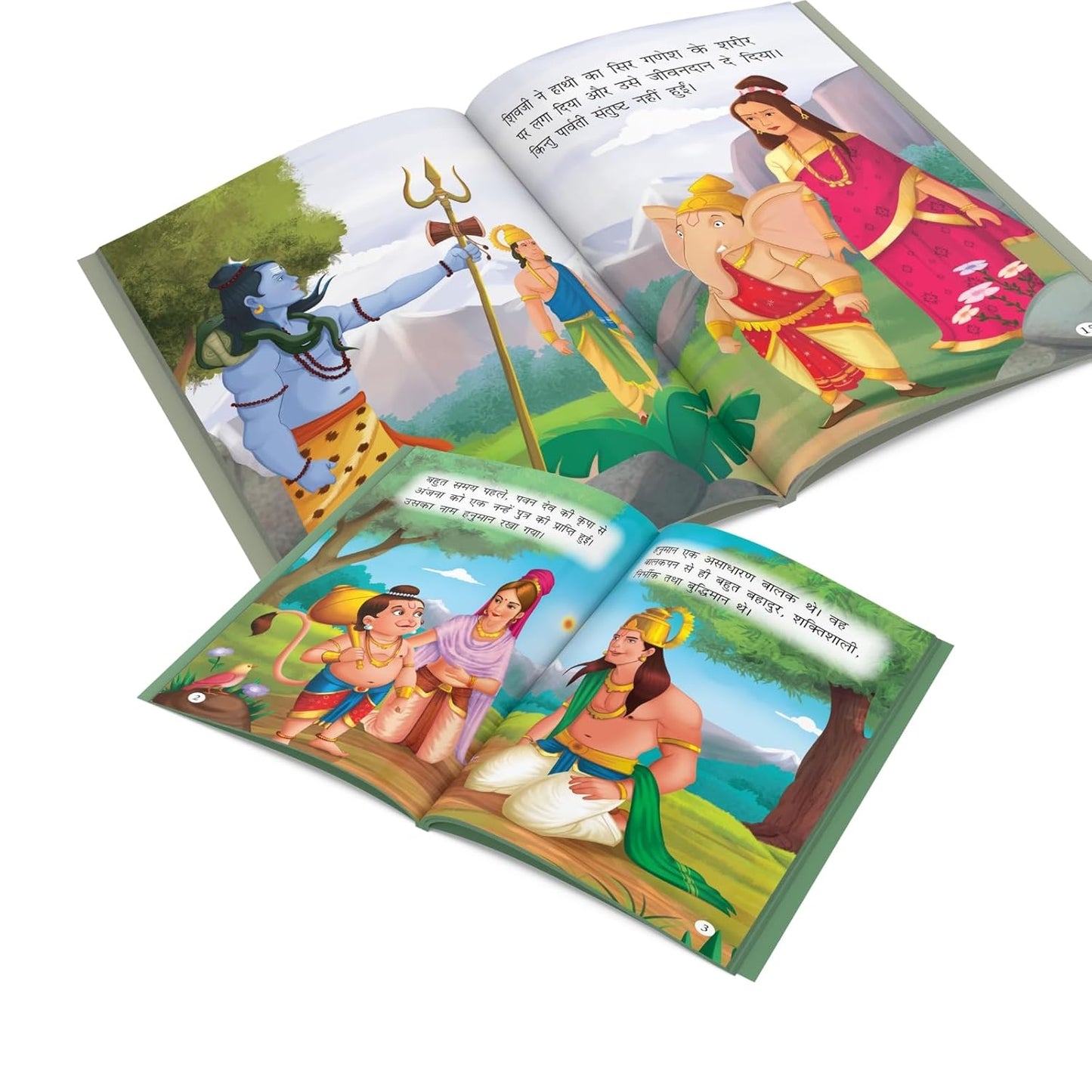 My First Mythology Tale (Illustrated) (Set of 5 Books) (Hindi) - Mahabharata, Krishna, Hanuman, Ganesha, Ramayana - Story Book for Kids