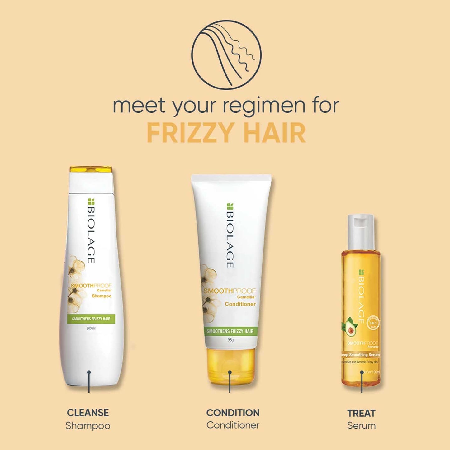 Biolage Smooth Proof Anti-Frizz 3-Step Regime
