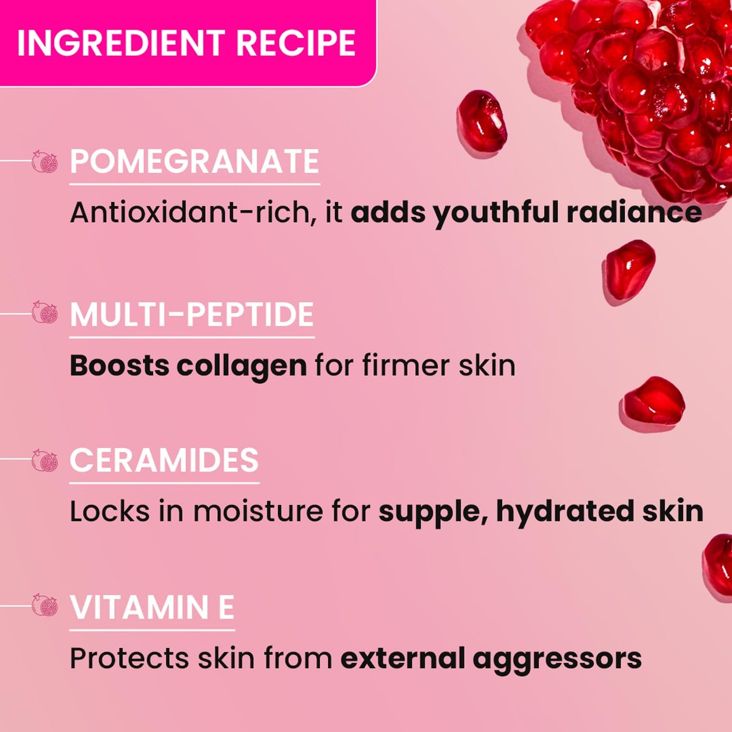 Dot & key Pomegranate + Multi-Peptide Anti Aging Cream With Spf 30, 60 ml