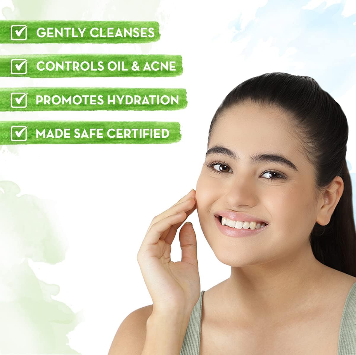 Mamaearth Multani Mitti Face Wash with Multani Mitti & Bulgarian Rose For Oil Control & Acne | Suits All Skin Types | Hydrating & Gentle | Paraben-Free | No Silicones | Sulphate-Free | For Men & Women | 100 ml