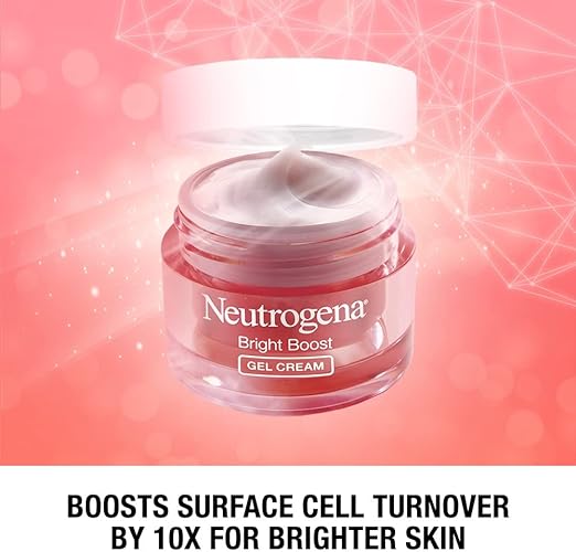 Neutrogena Bright Boost Gel Cream, 1 week to brighter skin, powered by Neoglucosamine, 15g