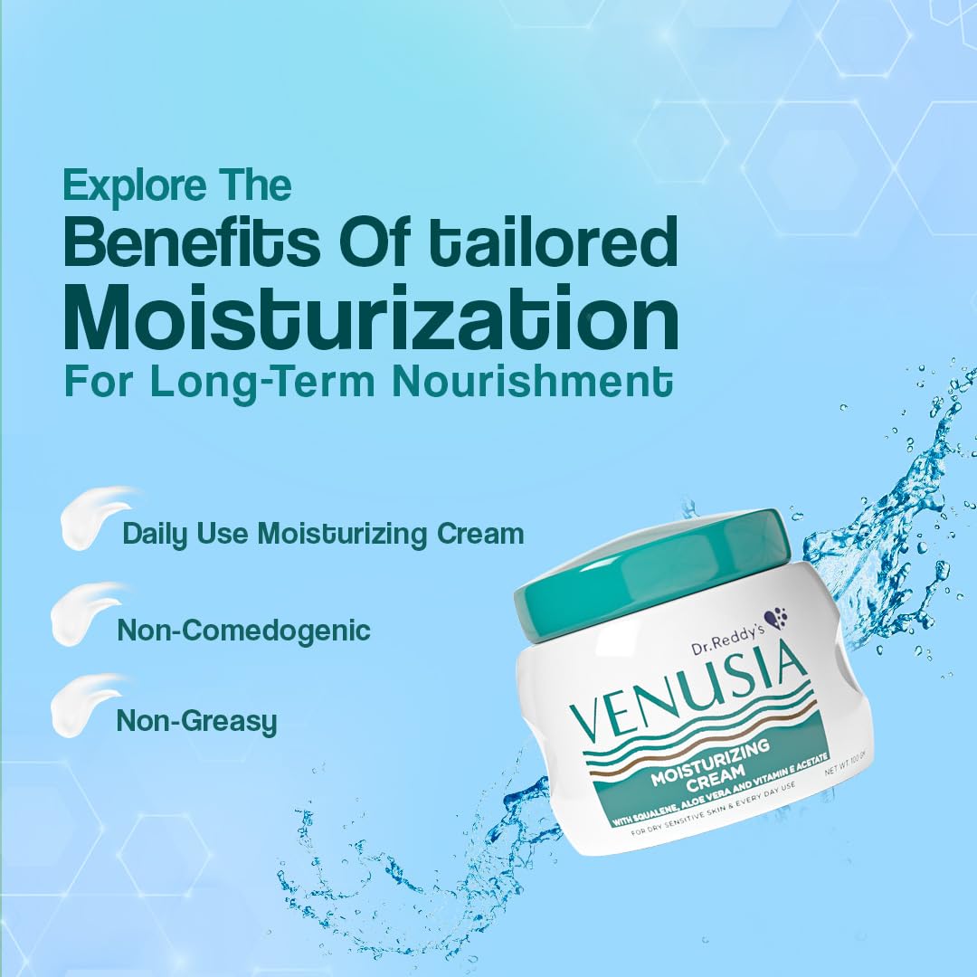 Venusia Dr. Reddy's  Moisturizing Cream, 100 gm