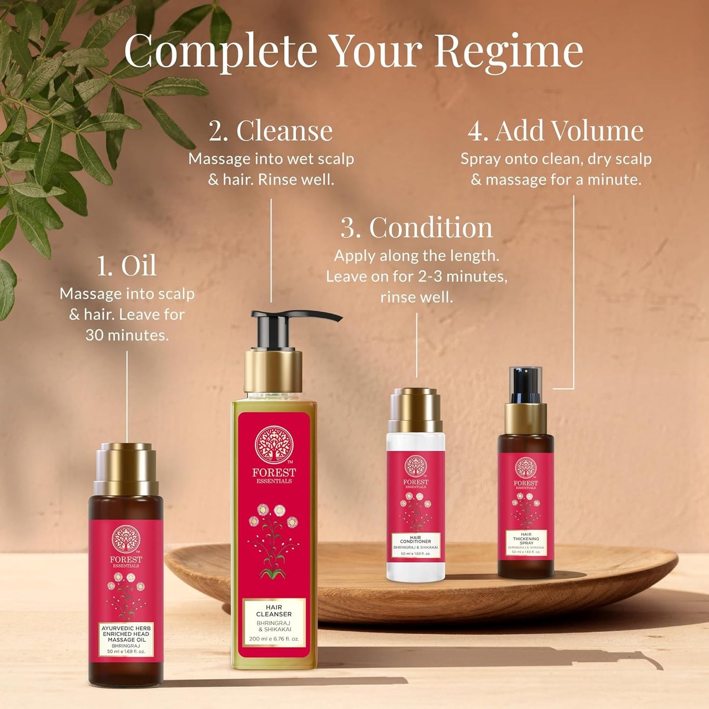 Forest Essentials Ayurvedic Shampoo Bhringraj & Shikakai, 200 ml