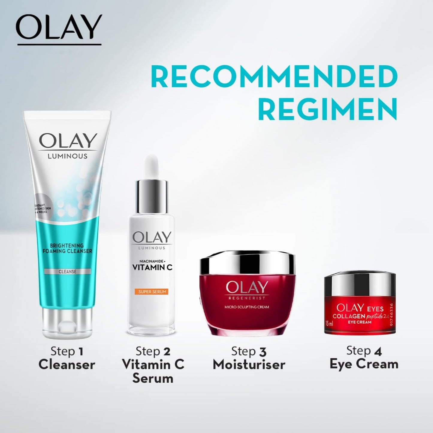 Olay Luminous Brightening Foaming Cleanser, Face Wash, 100 gm