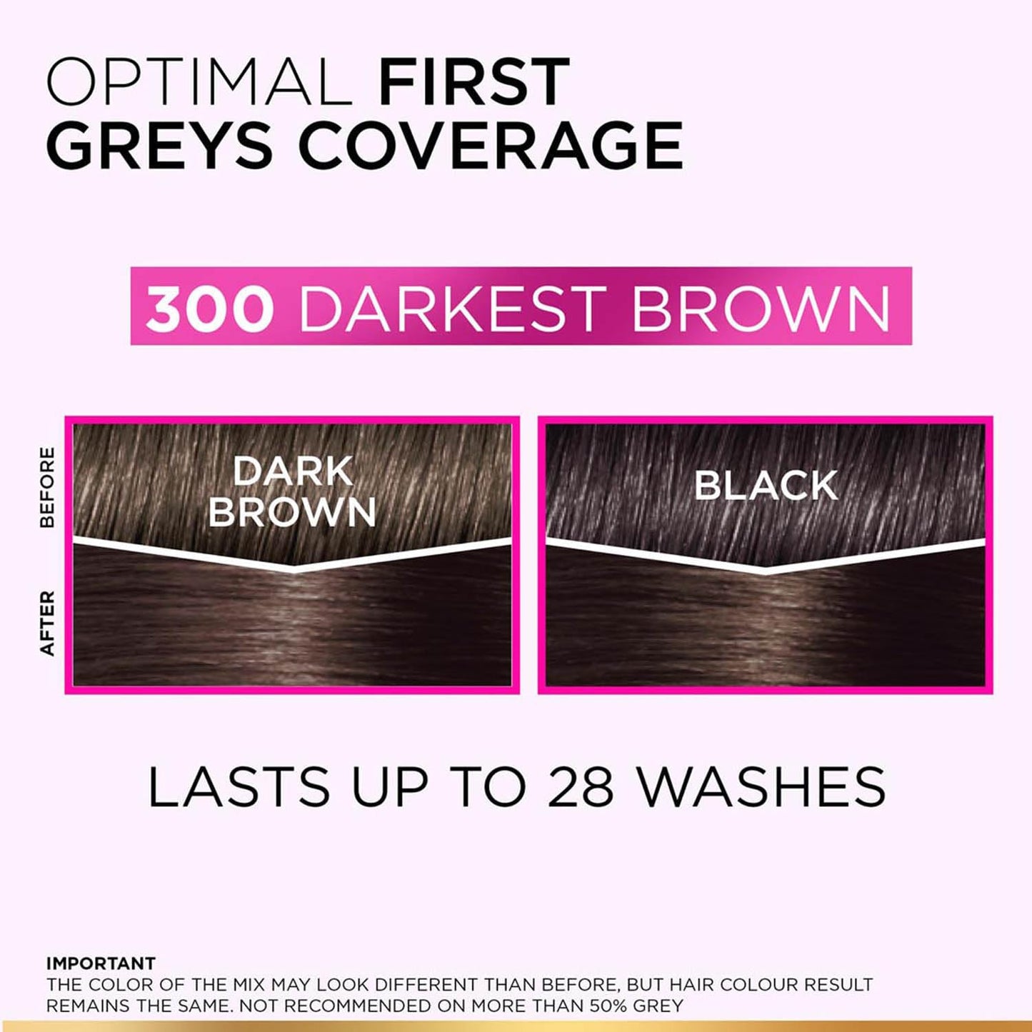 Loreal Paris Casting Crème Gloss Hair Color With Glycolic Gloss Complex, Shade 300 - Darkest Brown, 60 gm + 40 ml + 60 gm