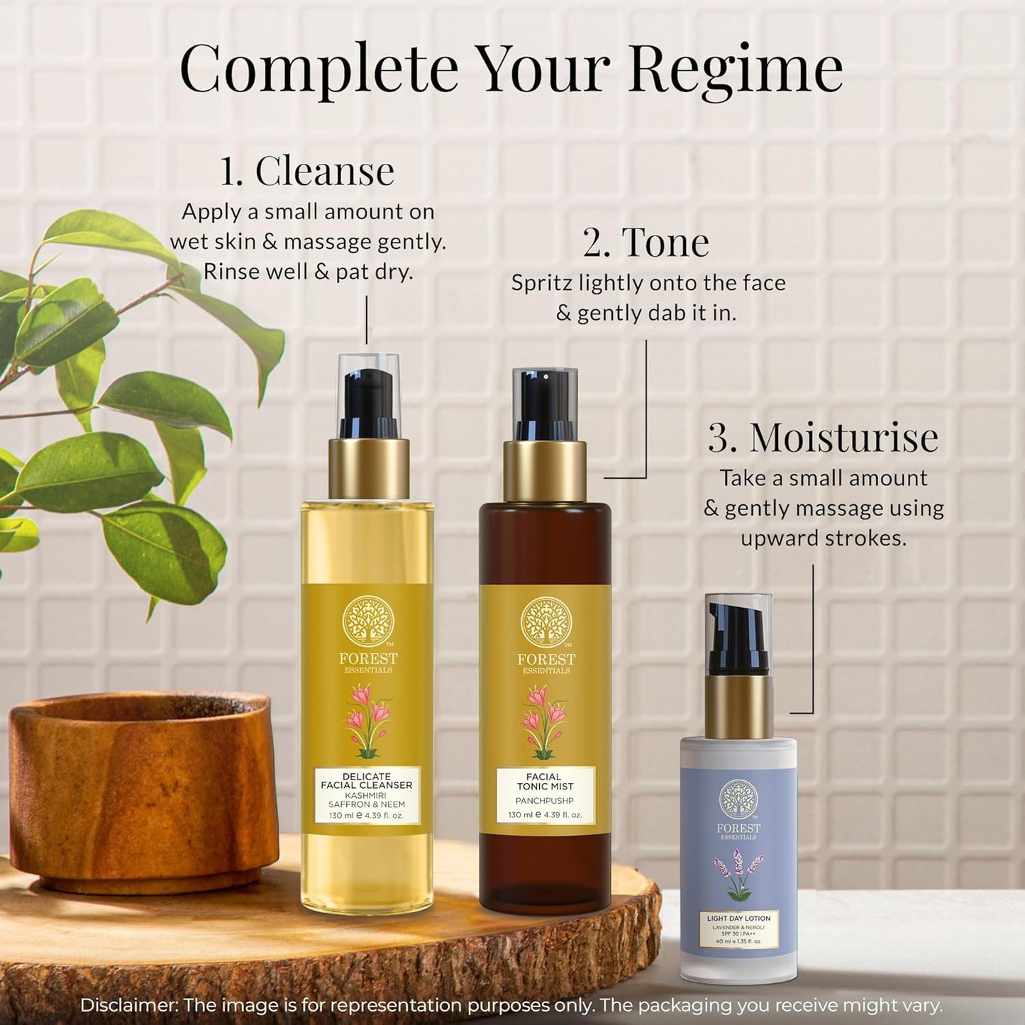 Forest Essentials Delicate Facial Cleanser with Kashmiri Saffron & Neem, 200 gm