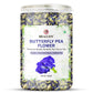 BRALCON Hibiscus Flower Tea,Butterfly Pea Flower Tea,Chamomile Flower Tea,Lemongrass Tea-400G(100G X 4 Pack)|Organic Herbal Tea Combo Pack-Caffeine Free In Seperate Packaging, 400 Gm