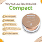 Mamaearth Glow Oil Control Compact Powder SPF 30 with Vitamin C & Turmeric for 2X Instant Glow - 9 g (Crème Glow)