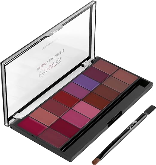 MARS 16 Color Ultra Pigmented Infinity Matte Lip Color Palette (Multicolor, 36 g)