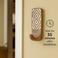 Indian-Shelf 3 Hook, 6 Strip No Damage Wood Wall Hooks- Adhesive Wall Hooks