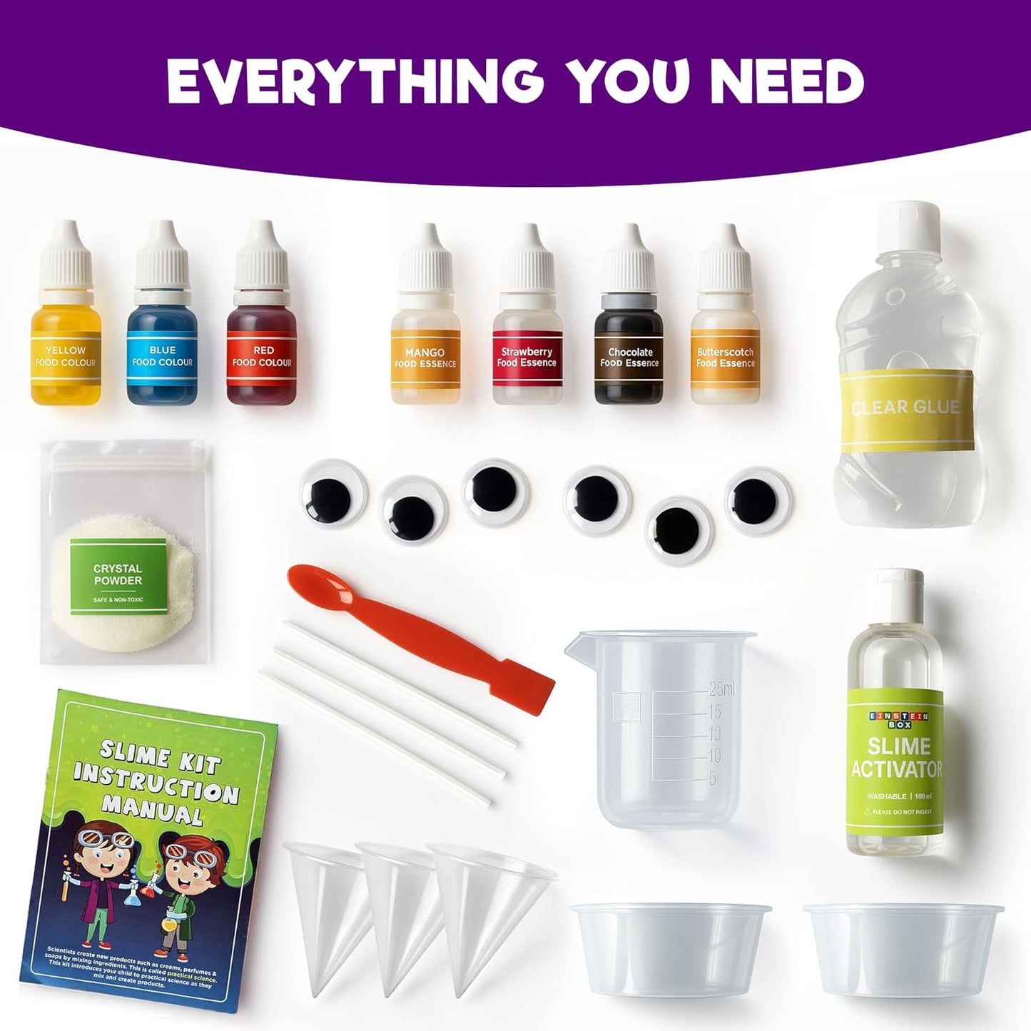 Einstein Box Ultimate Slime Kit and Slime Set for Boys & Girls, Slime for Kids