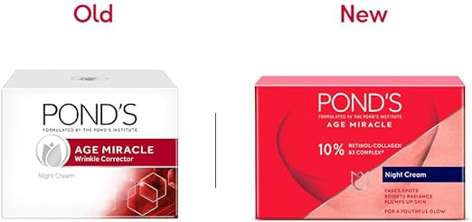 Pond's Age Miracle Wrinkle Corrector Night Cream, 50g