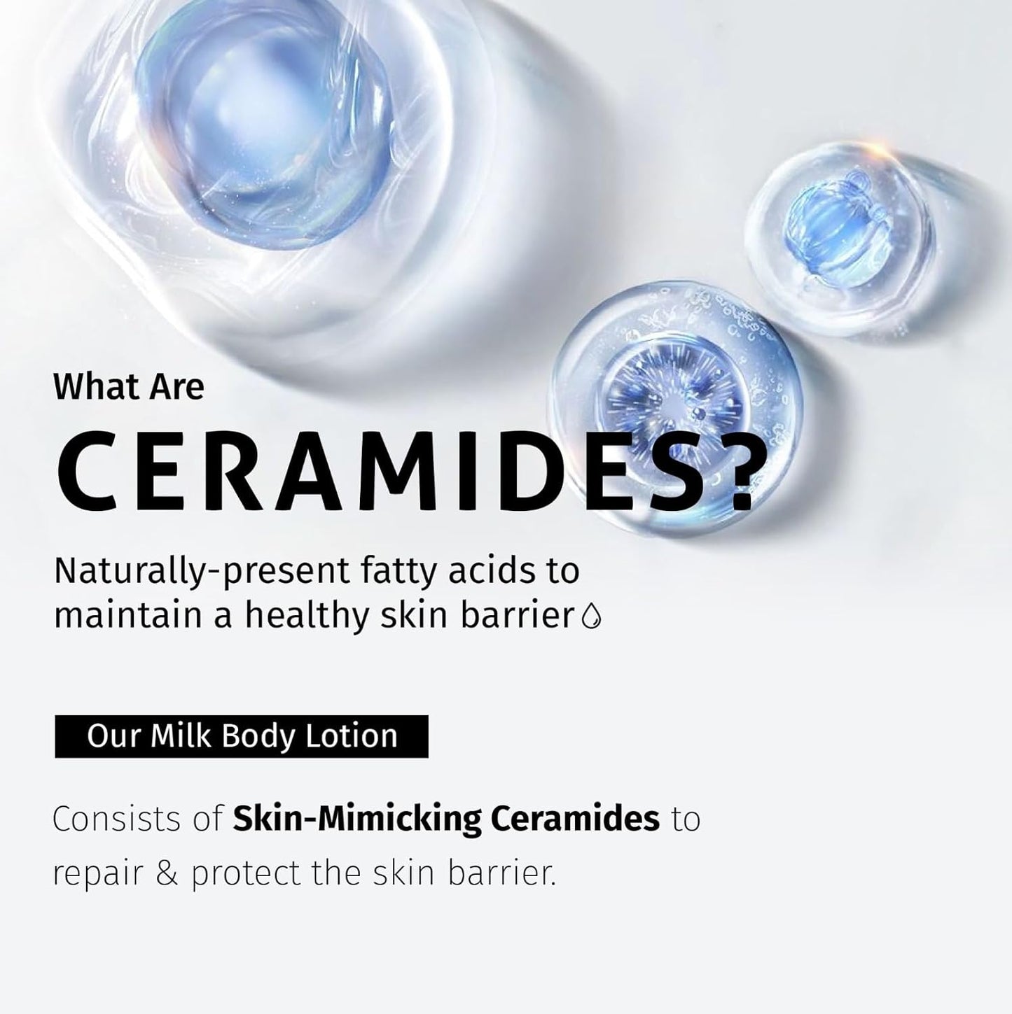 Vilvah Store Milk Body Lotion, Repairs Skin Barrier, 48hr Moisturization, Intense Hydration With Oat Milk, Ceramides and Olive Squalane, For Men and Women, All Skin Types, 250ml