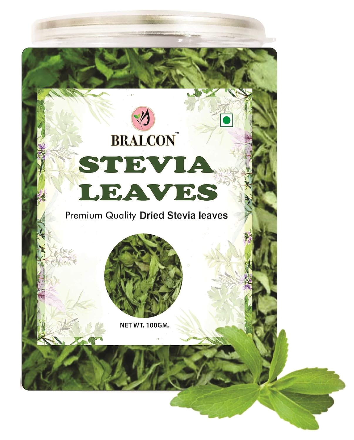 Bralcon Sugarfree Sweetener - 100% Pure Stevia Leaves Extract, 100 gm