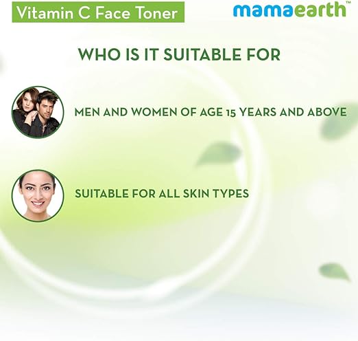 Mamaearth Vitamin C Face Toner/Vitamin C & Cucumber, 200 ml