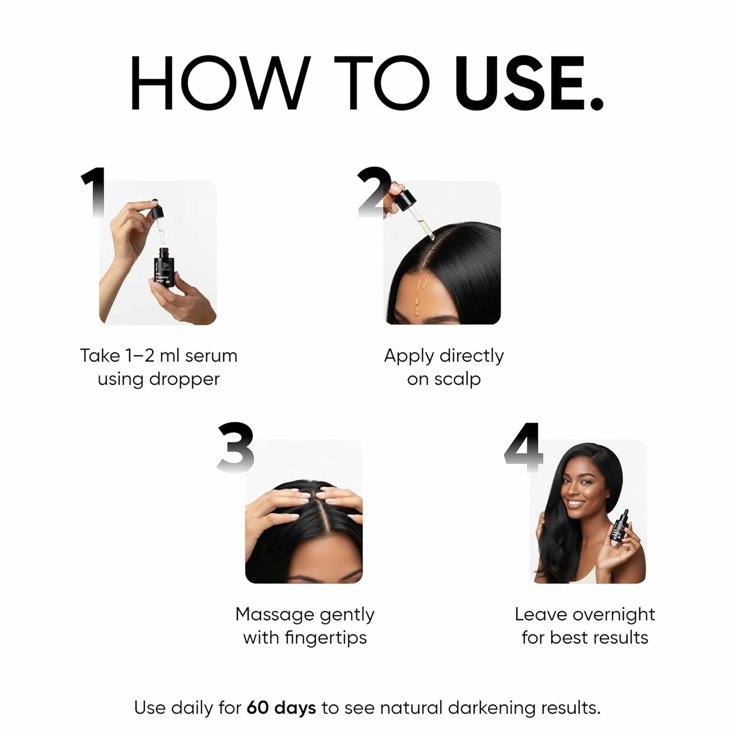 Masofta Anti Grey Hair Darkening Serum, 50 ml