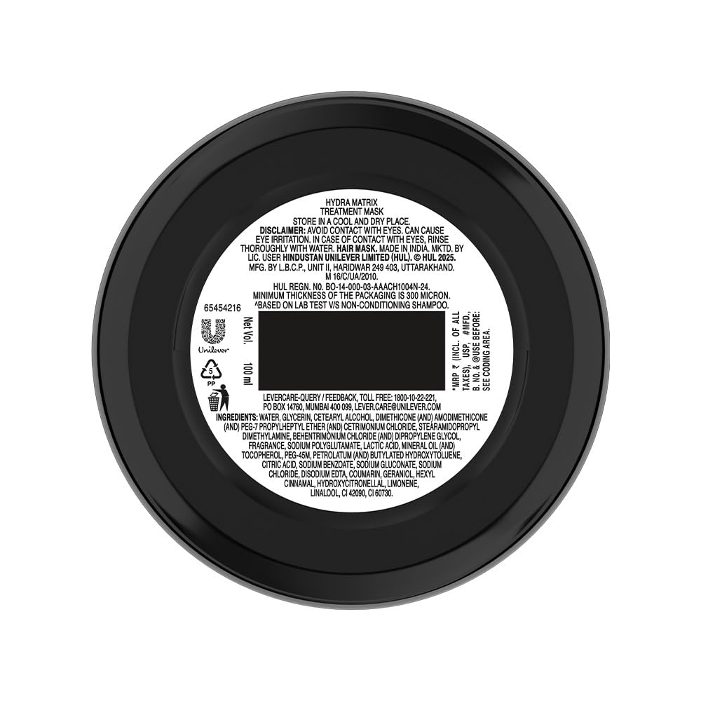 TRESemme Hydra Matrix Hair Mask 100ml Pack of 2